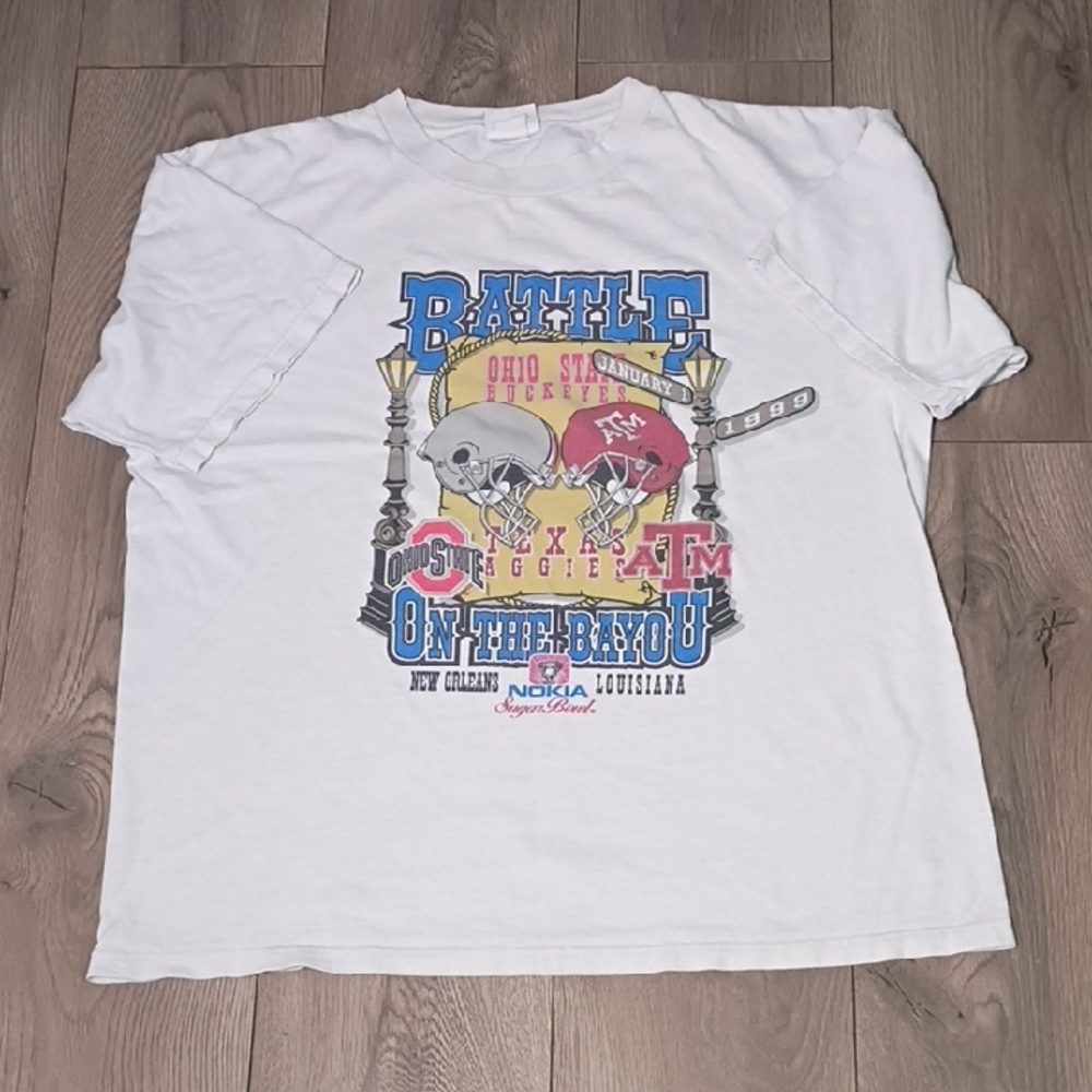 Team Edition Apparel Short-Sleeve‎ Graphic Football Tee Vintage Bowl Game Design
